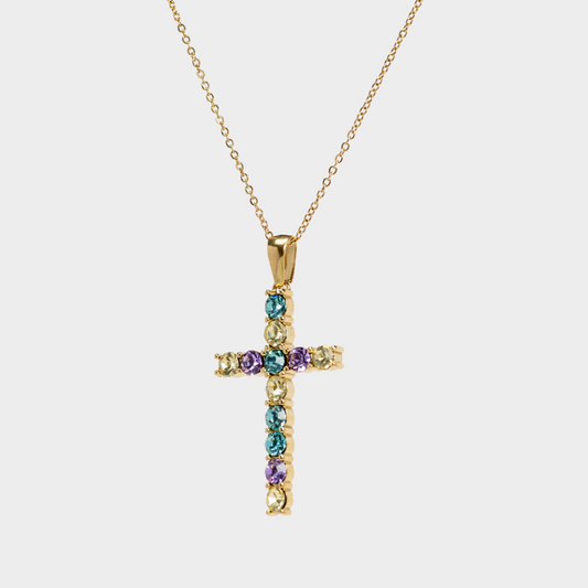 Collar Cruz Circonitas